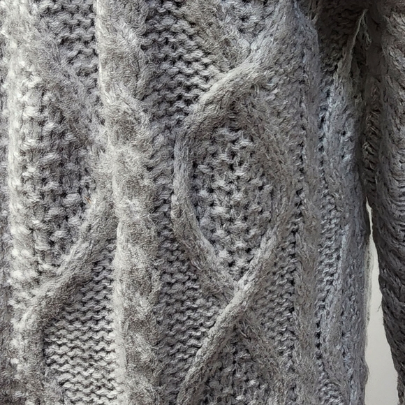 Telluride Clothing Company NWT Pearl gray Sweater duster  Size L - Picture 11 of 11